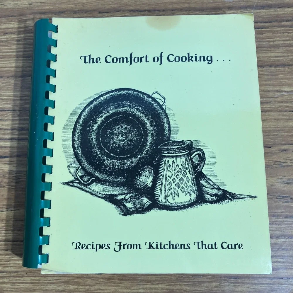 The Comfort of Cooking Recipes Help In Crisis Tahlequah OK Vintage Cookbook